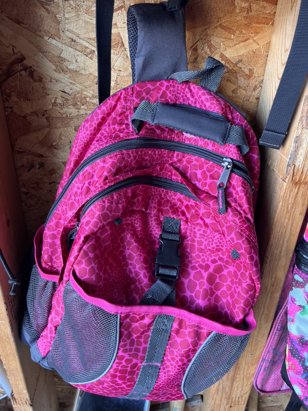 Backpacks , mostly large in different colors