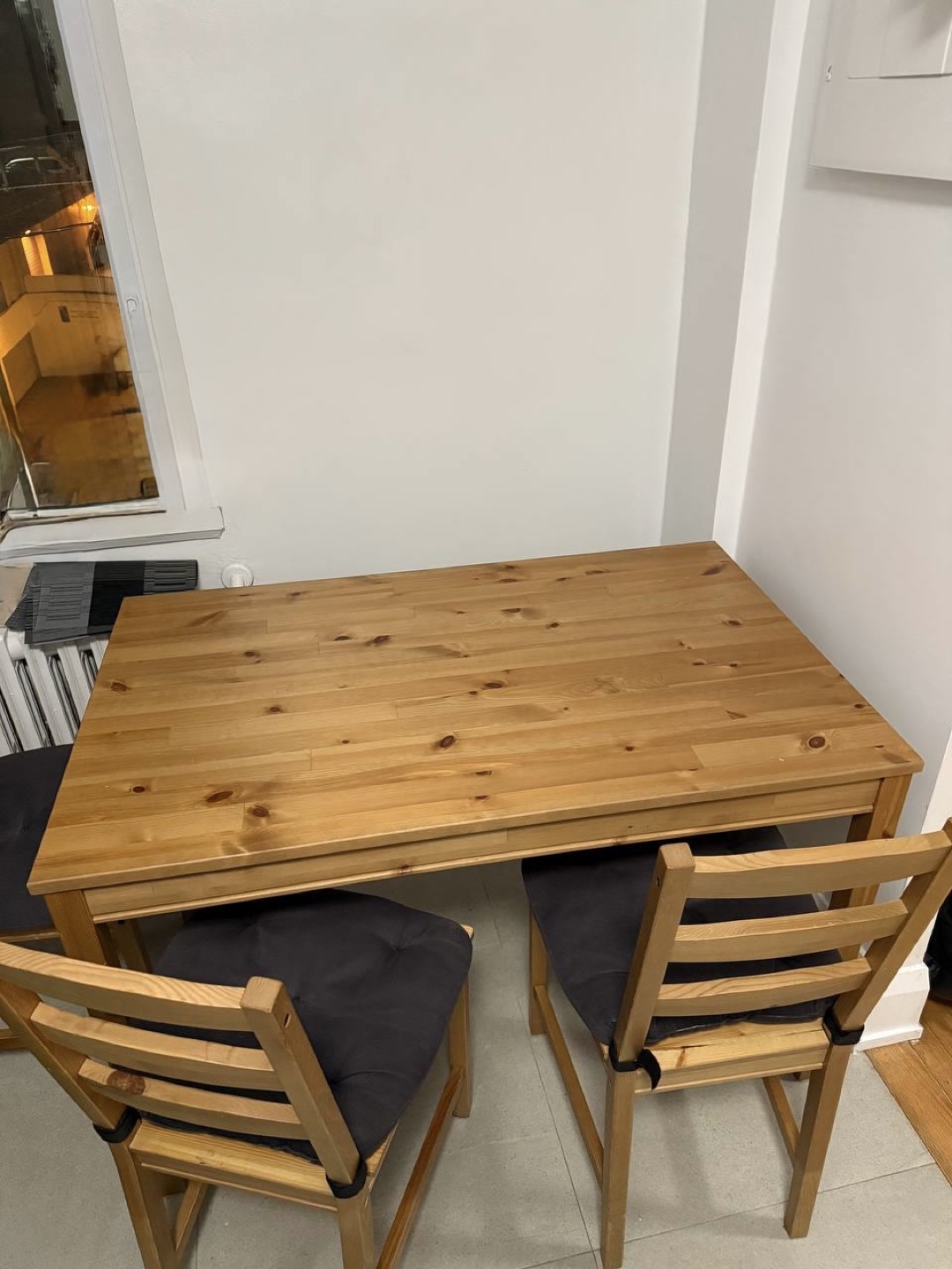 IKEA kitchen table  with 4 chairs