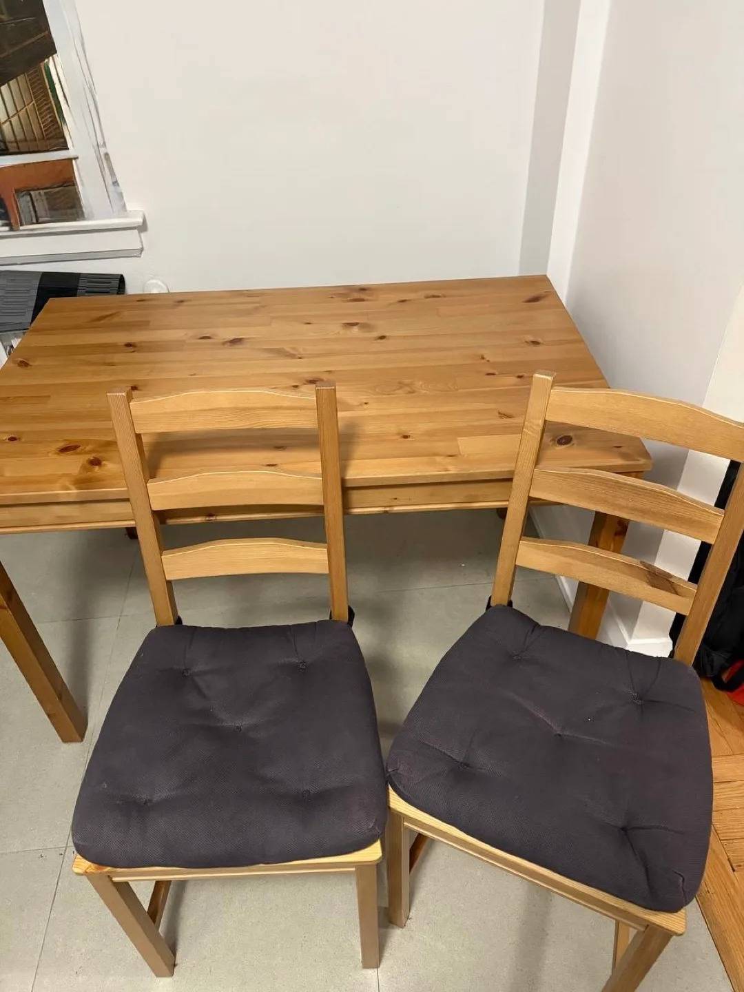 IKEA kitchen table  with 4 chairs image indicator(2)