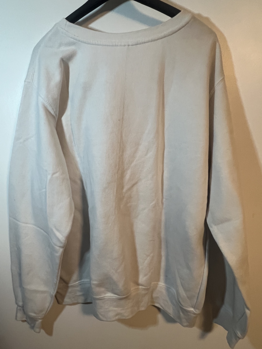 Off-white Crewneck Sweatshirt - Keep Growing Mushroom Graphic - photo 3