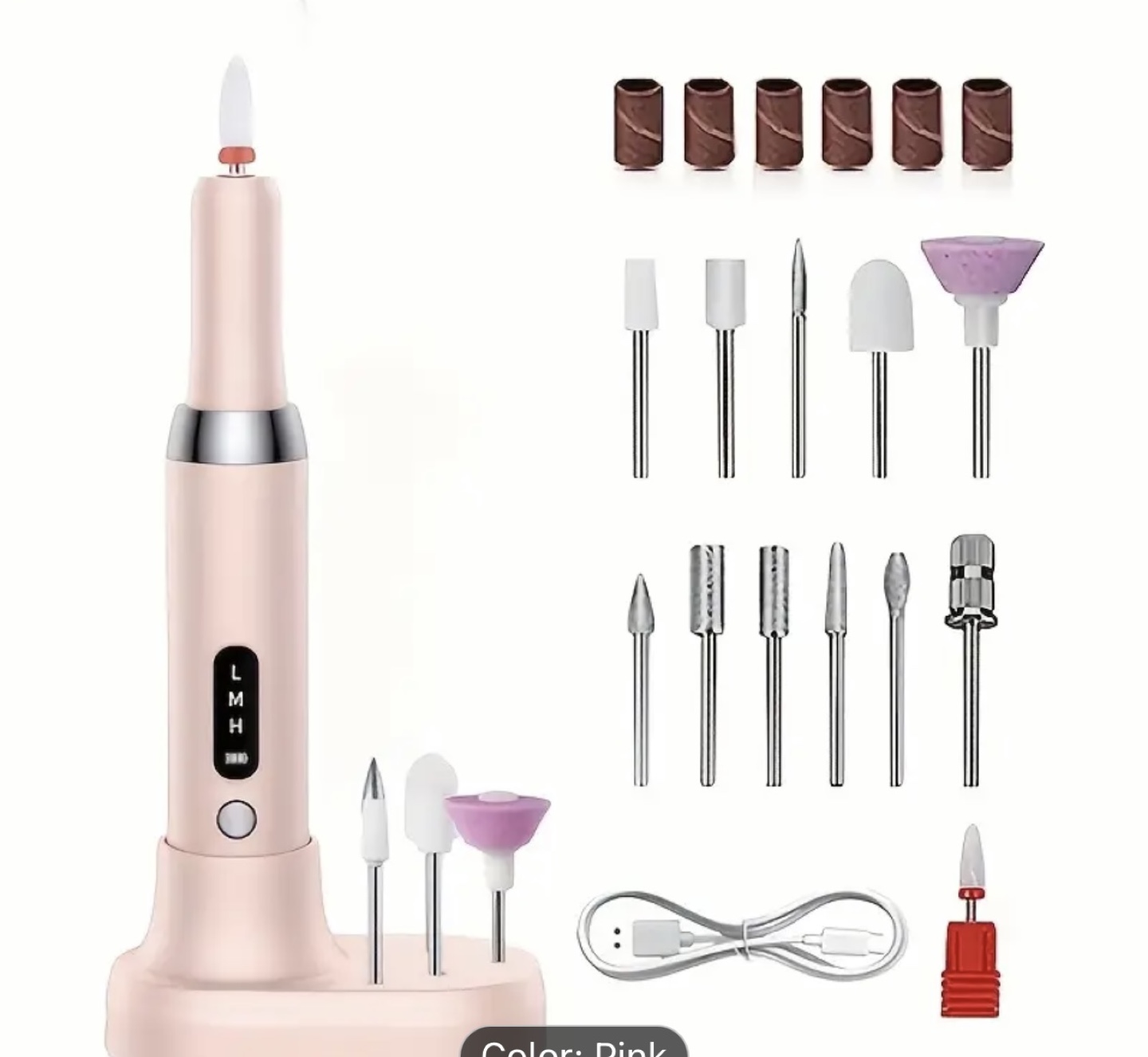 Electric Nail Drill Kit with Attachments