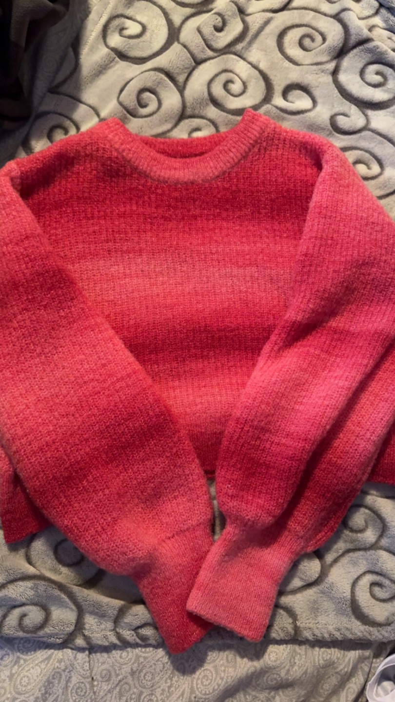 Nobo XL Pink Fuzzy Sweater