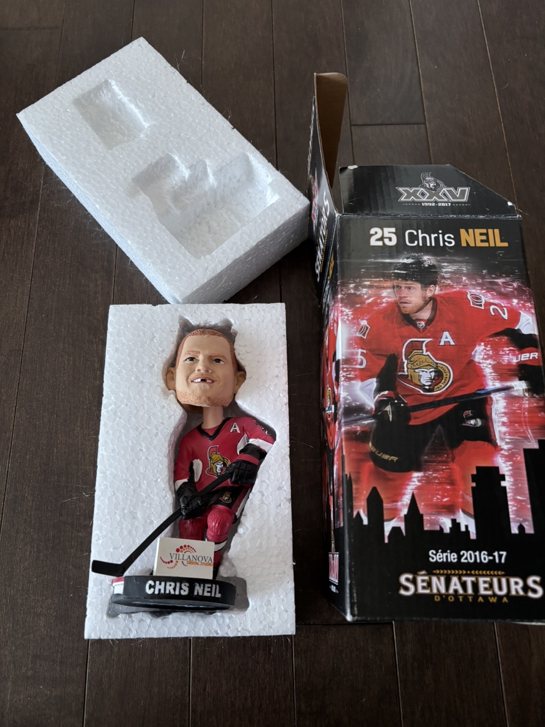 Ottawa Senators Chris Neil Bobblehead - 2016-17 Season - photo 3