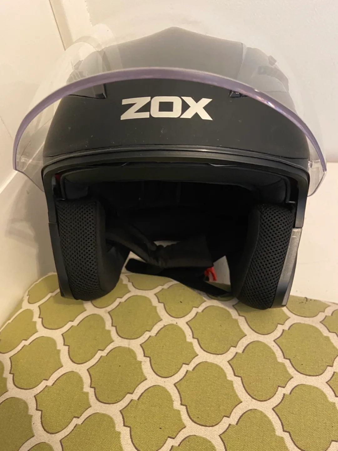 ZOX Motorcycle Helmet - Matte Black image indicator(2)