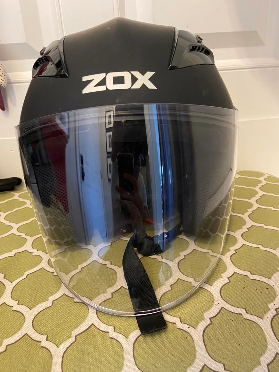 ZOX Motorcycle Helmet - Matte Black image indicator(3)