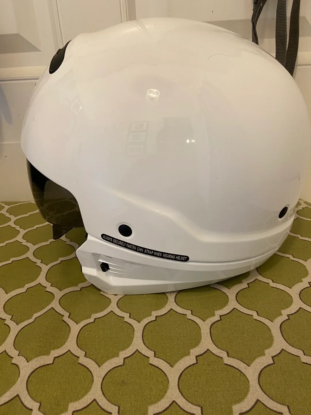 Scorpion Exo-R1 motorcycle Helmet - White image indicator(3)