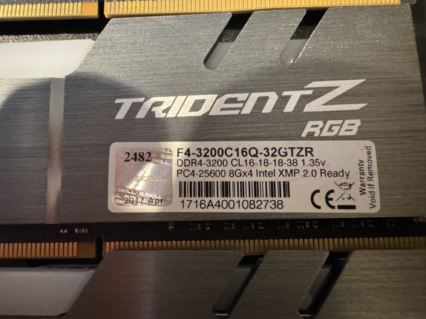 G.SKILL TRIDENT Z RGB DDR4 32GB 3200MHz - photo 5