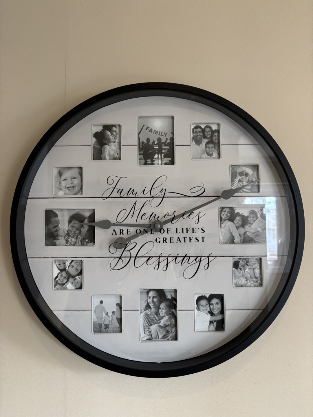 Family Photo Wall Clock