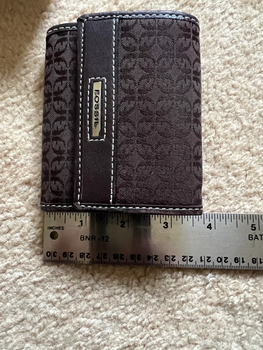 Fossil Genuine Leather Brown Wallet image indicator(8)