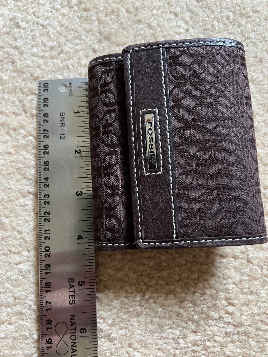 Fossil Genuine Leather Brown Wallet image indicator(9)