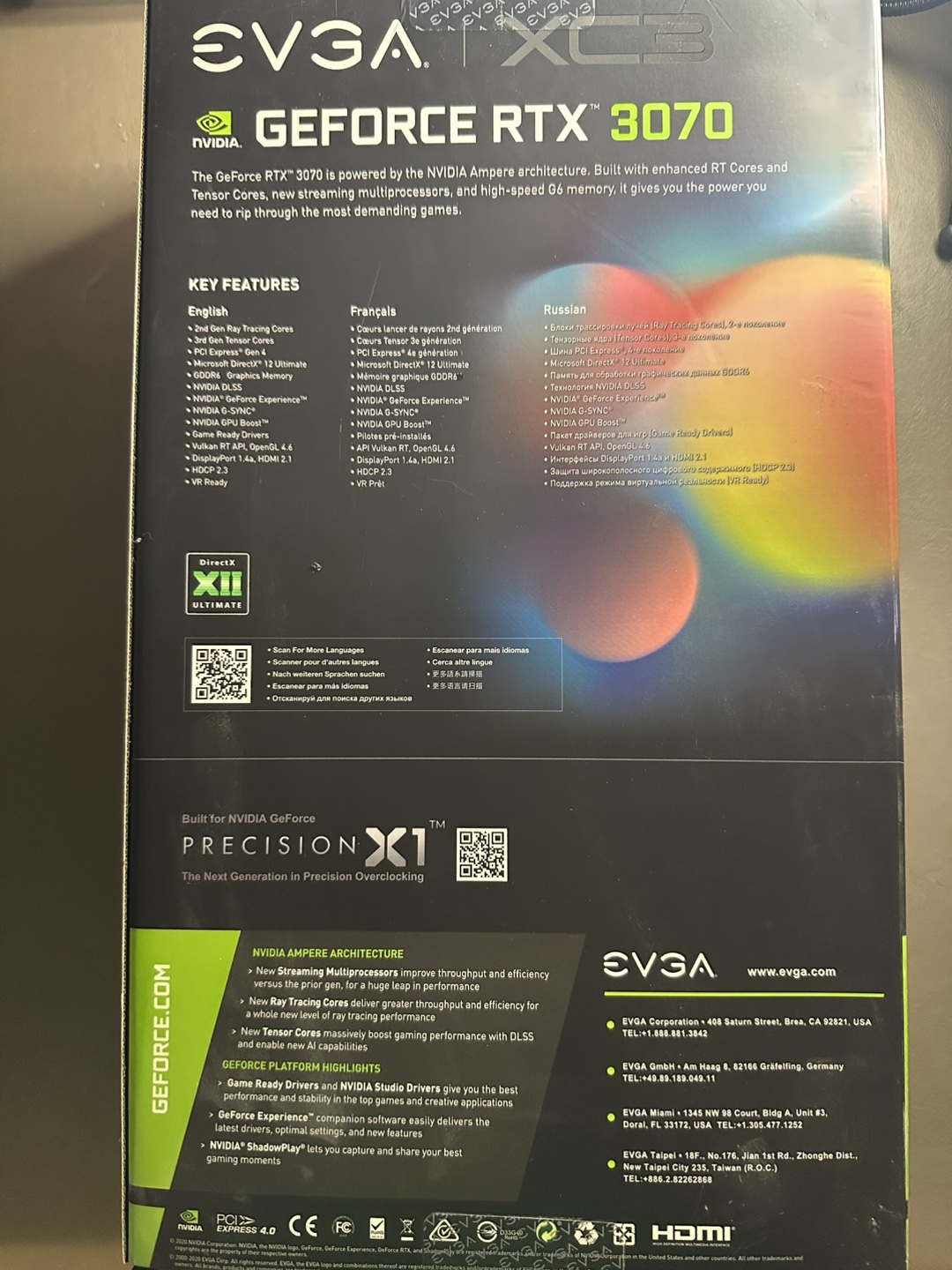 EVGA GeForce RTX 3070 XC3 Black Gaming Graphics Card - photo 2