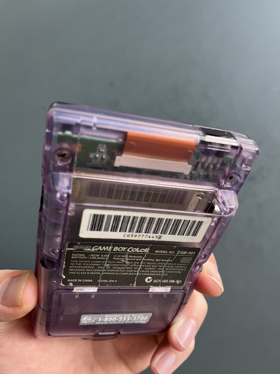 Nintendo Game Boy Color (Translucent/Atomic Purple) - photo 3