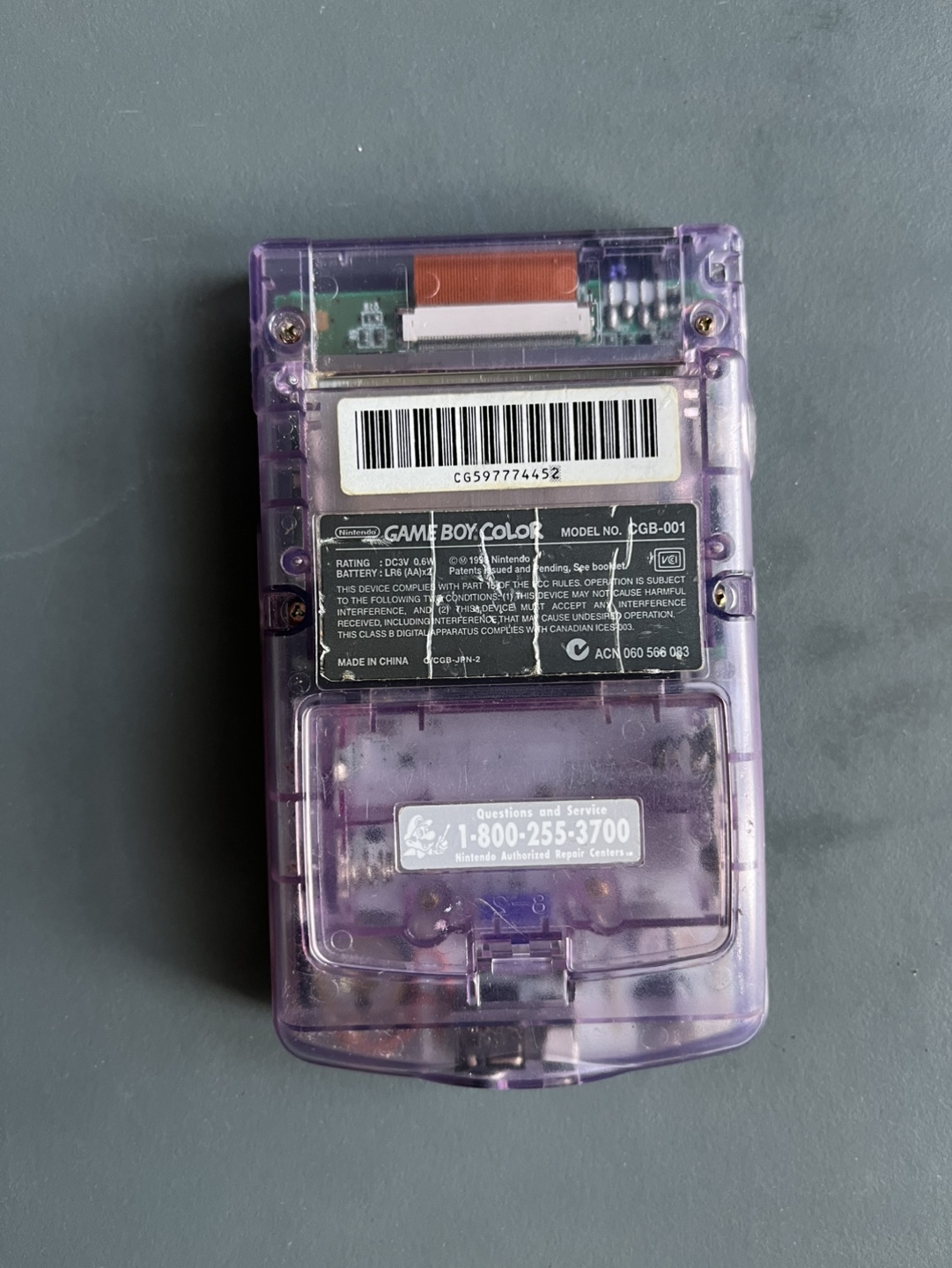 Nintendo Game Boy Color (Translucent/Atomic Purple) - photo 2