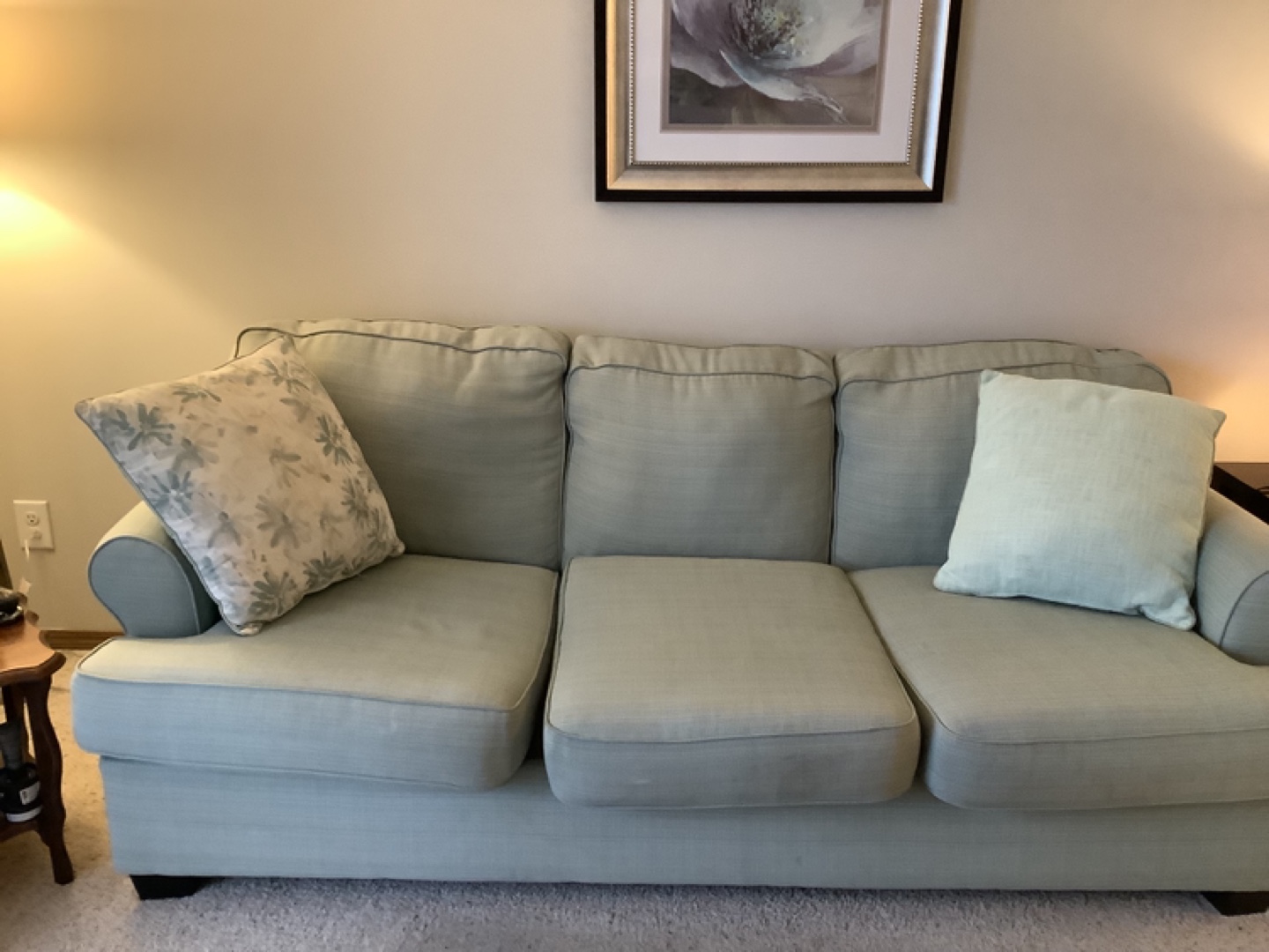 Light Teal Sofa Ashley Brand