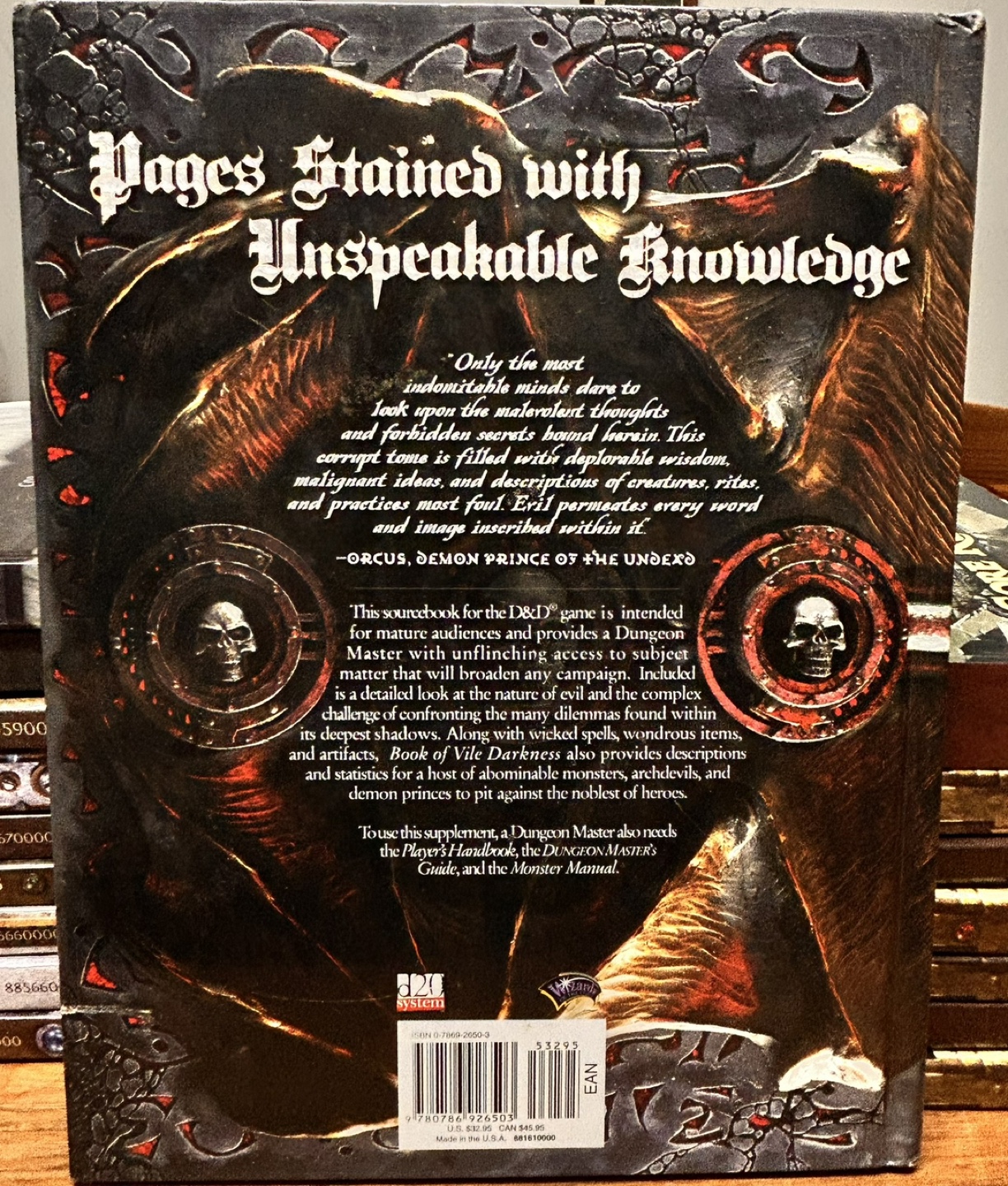 Dungeons & Dragons Book of Vile Darkness - photo 2