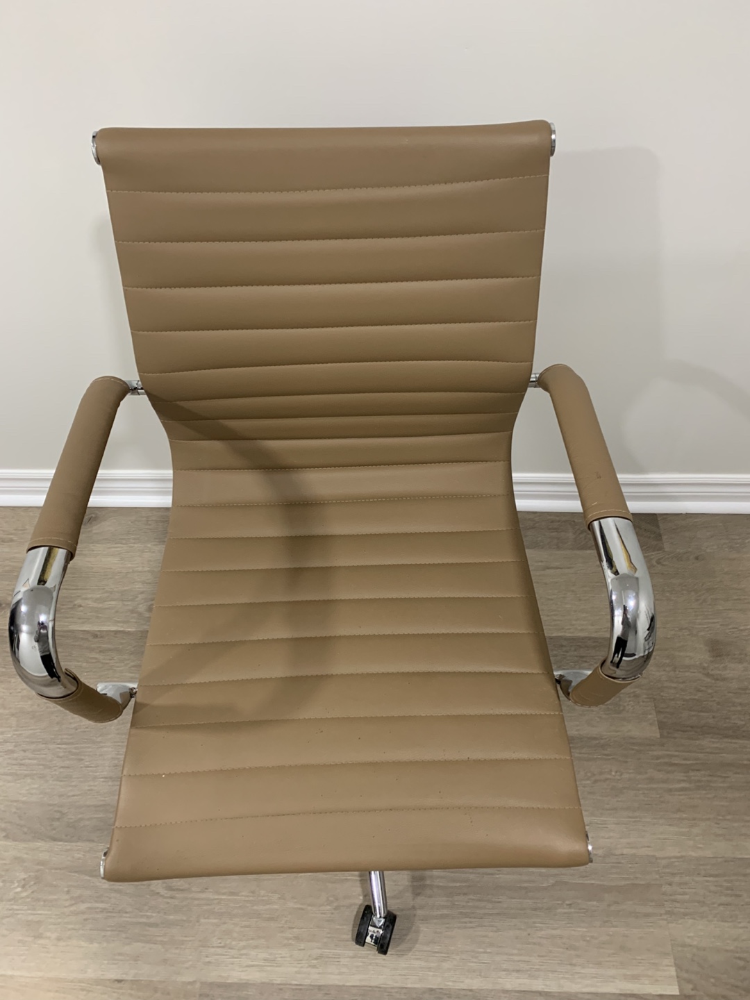 Modern Brown Leather Office Chair