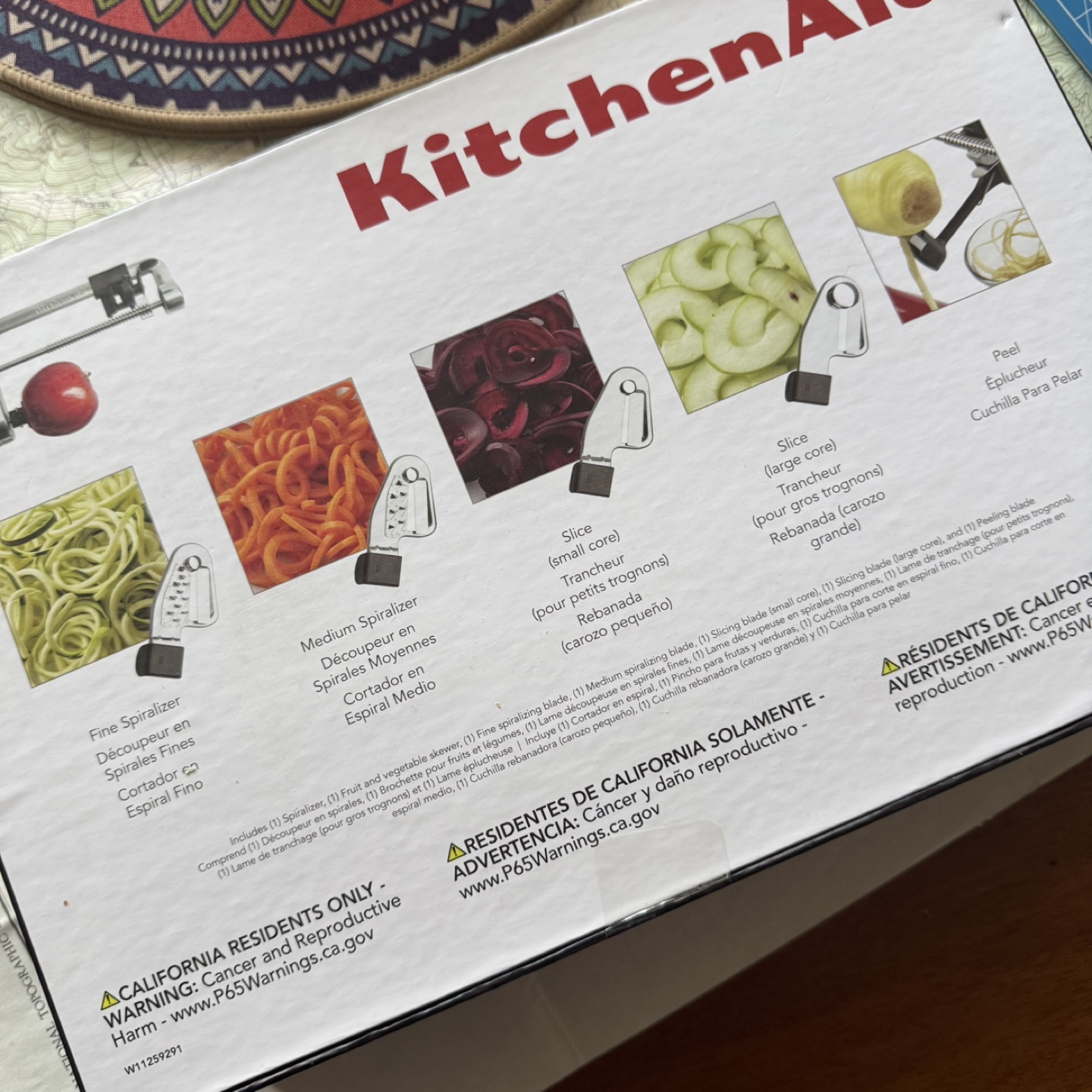 KitchenAid Spiralizer attachments - photo 4