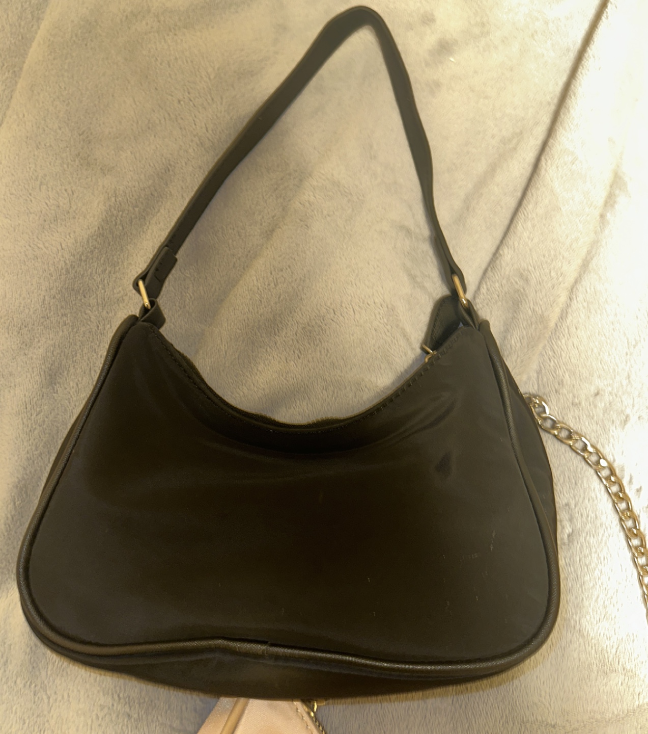 Baguette Bags - Black and Beige