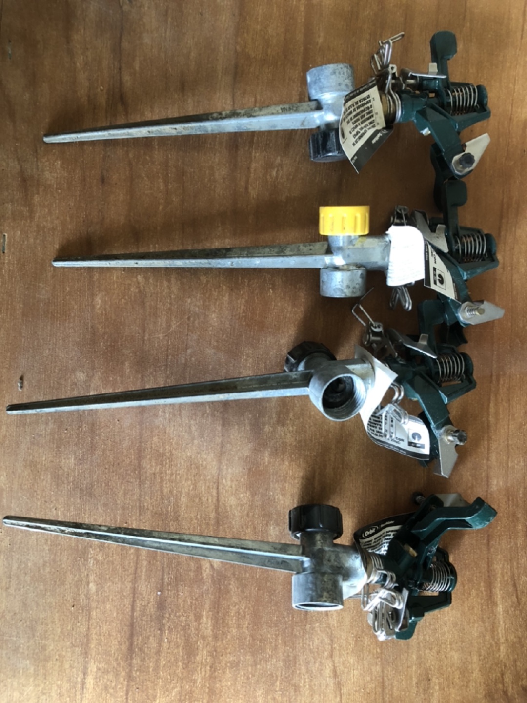 4 Orbit Zinc Impact Sprinklers