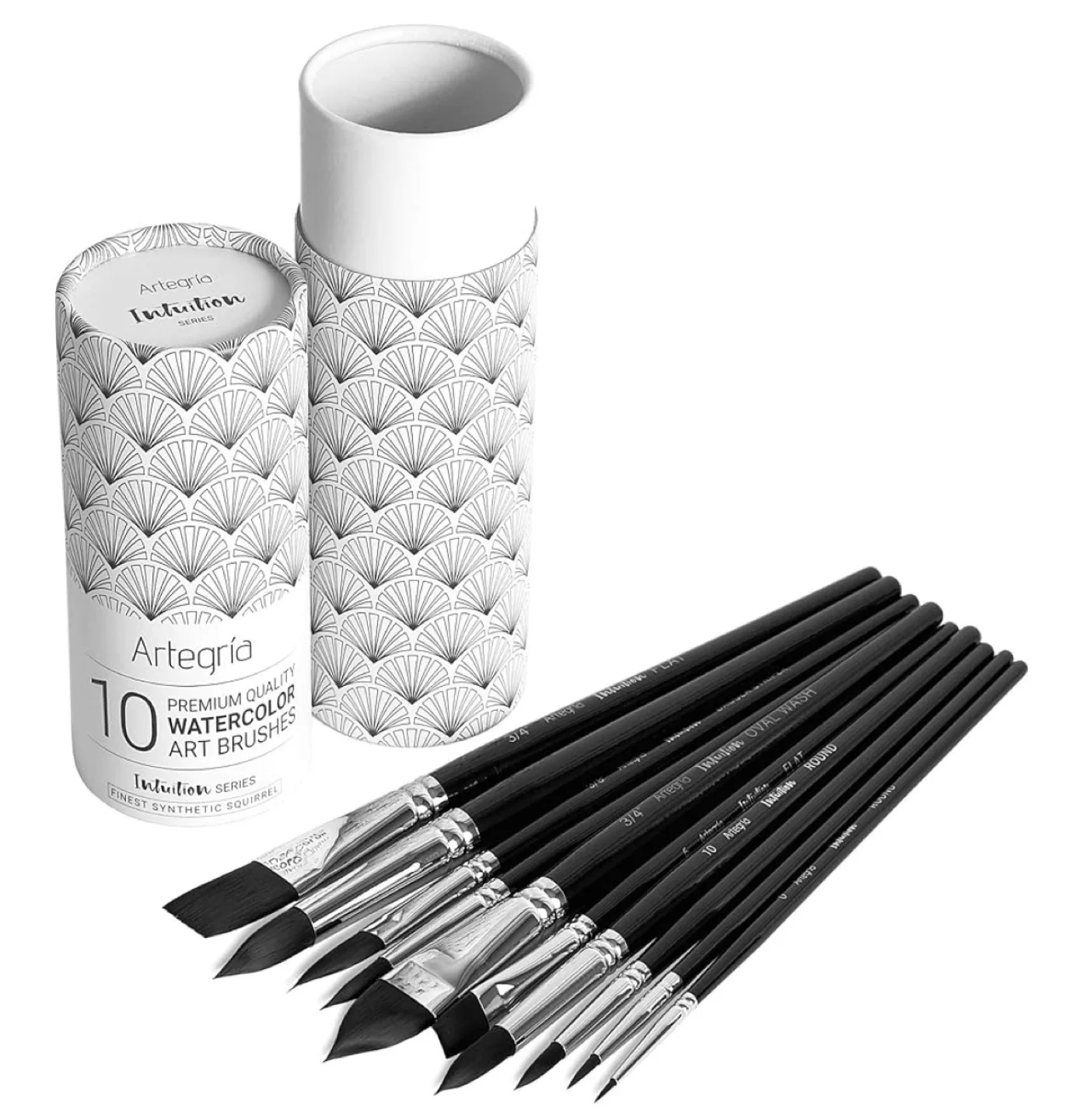 Artegia Intuition Series Watercolor Paint Brushes - 10 Piece Set image indicator(2)