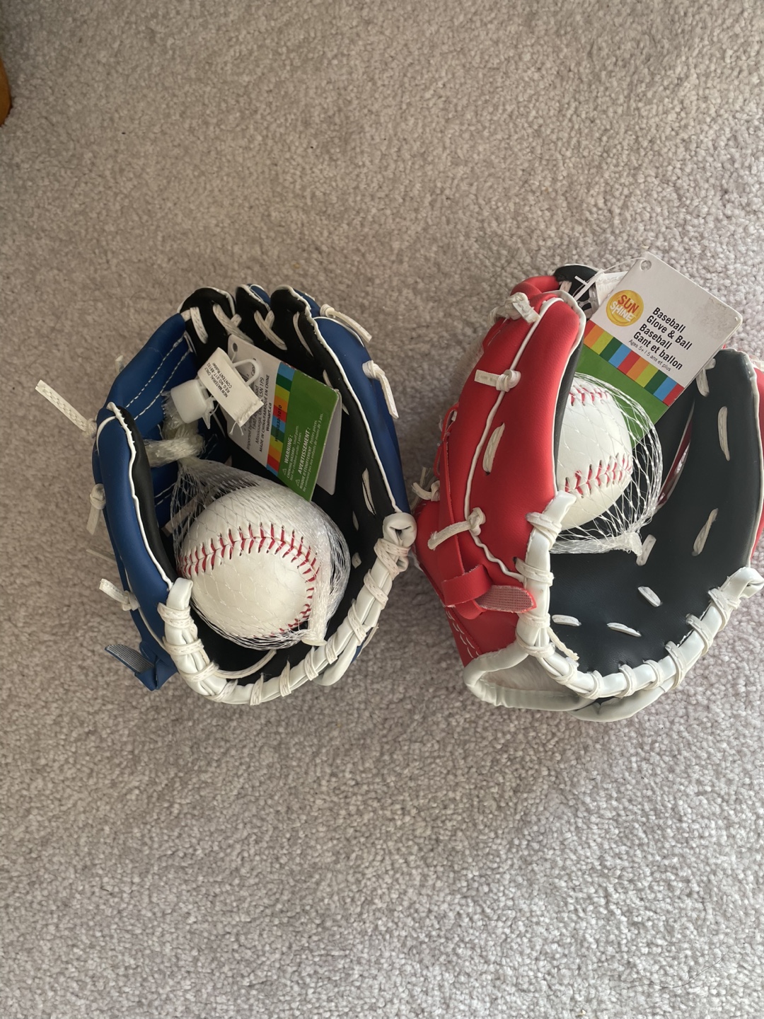 Kids' Baseball Glove & Ball Set (2)
