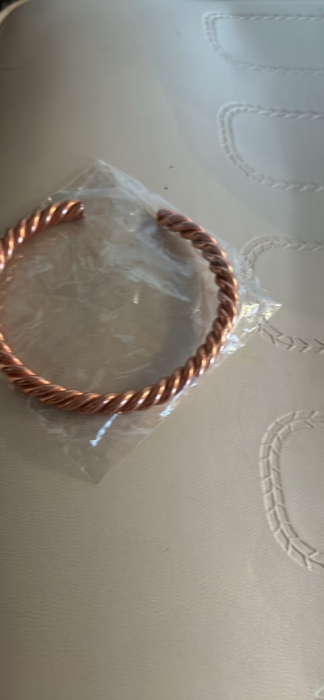 Pure Copper Twisted Cuff Bracelet