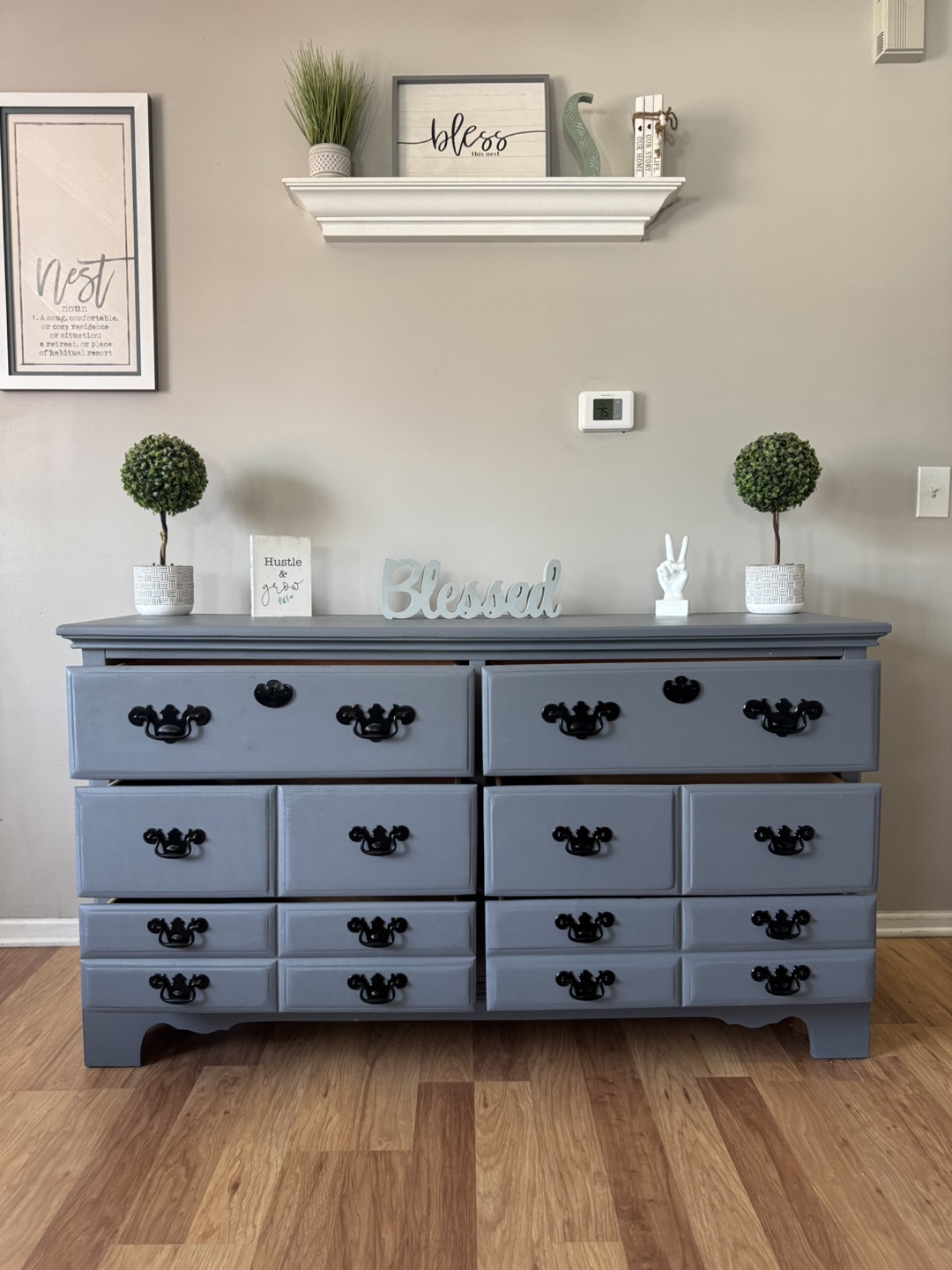 🩶✨Beautiful solid oak wood dresser✨🩶 - photo 2