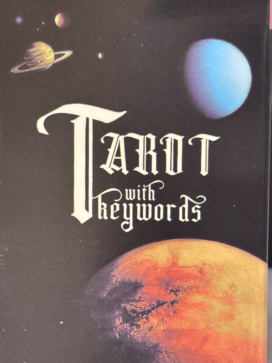 Tarot with Keywords Card Deck