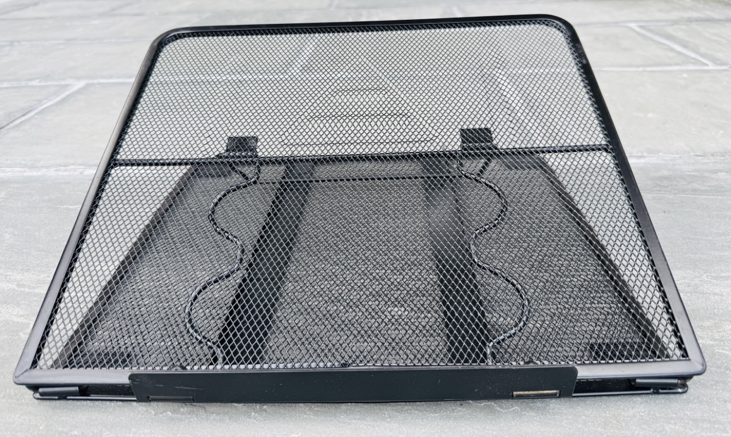 Laptop Cooling Stand - Black Metal Mesh