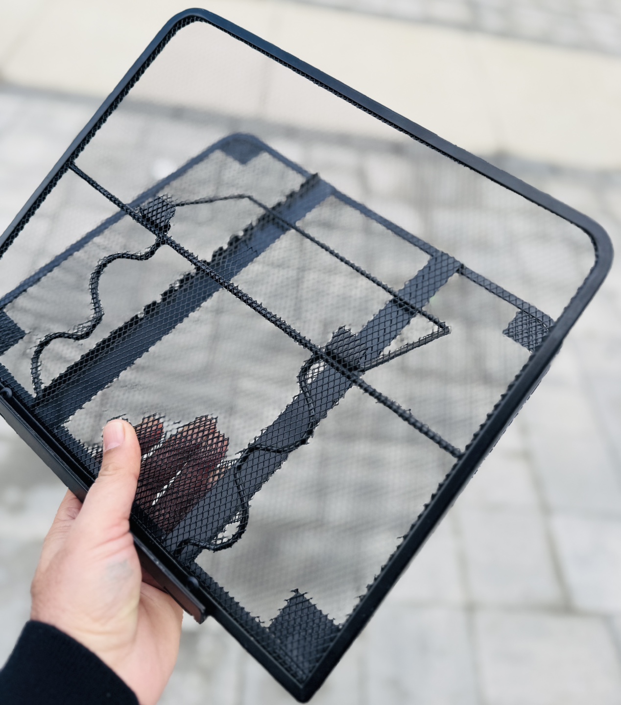 Laptop Cooling Stand - Black Metal Mesh - photo 2
