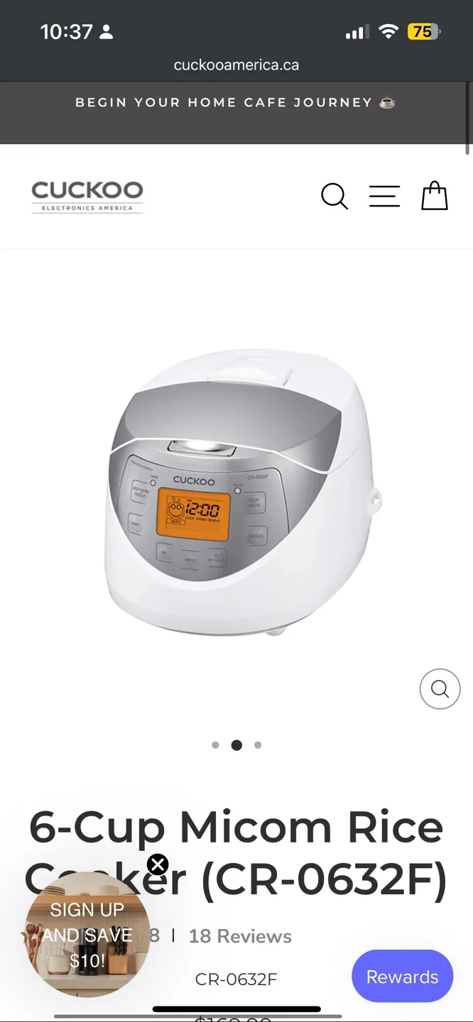 Cuckoo 6-Cup Micom Rice Cooker (CR-0632F) image indicator(2)
