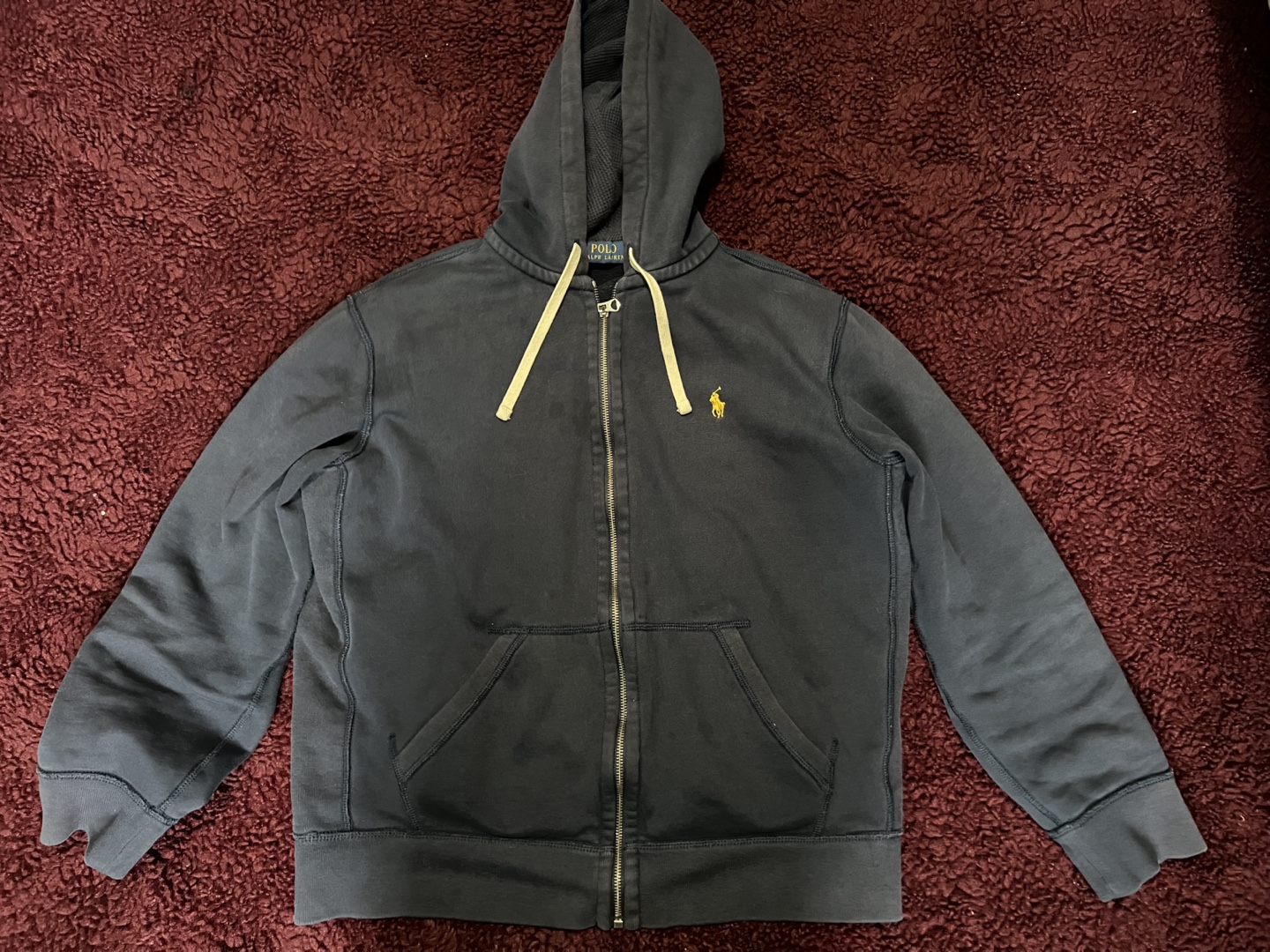 Polo Ralph Lauren Zip-Up hoodie Blue/Yellow