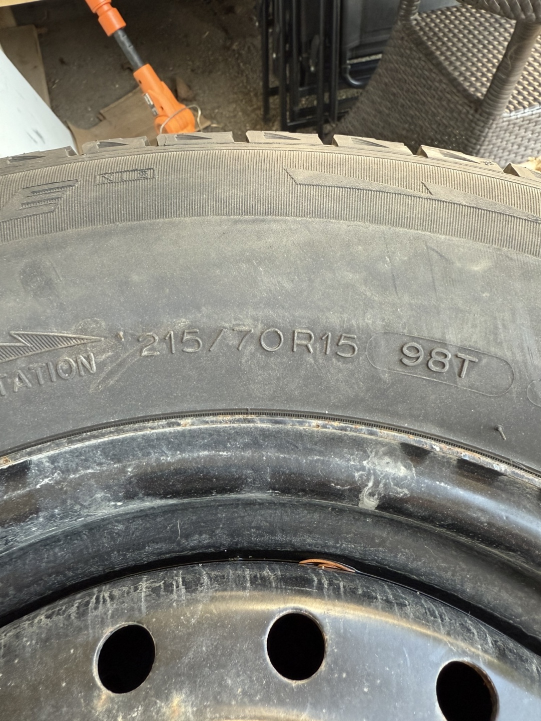 Used Winter Tires - 215/70R15 98T - photo 3