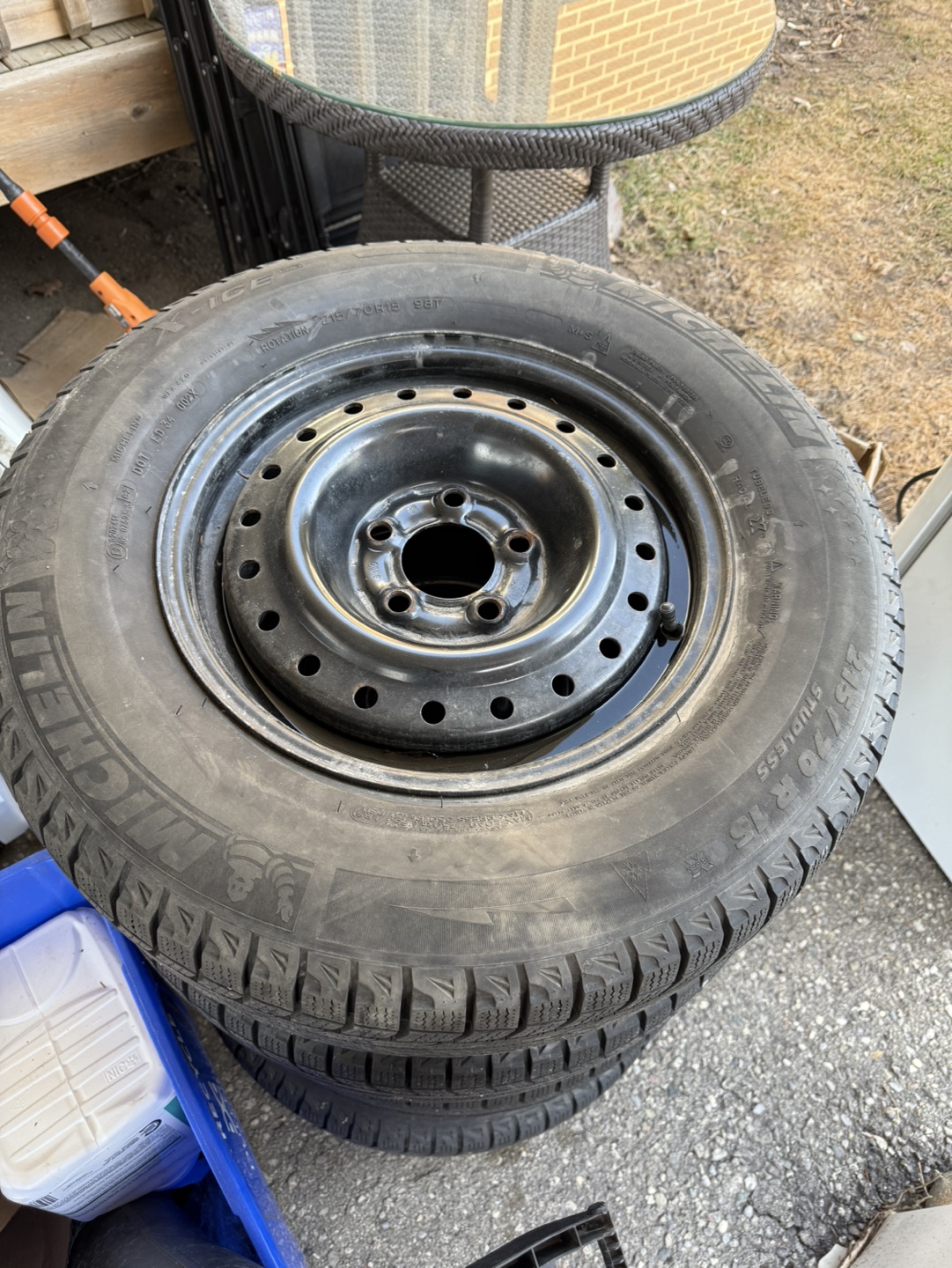 Used Winter Tires - 215/70R15 98T - photo 2