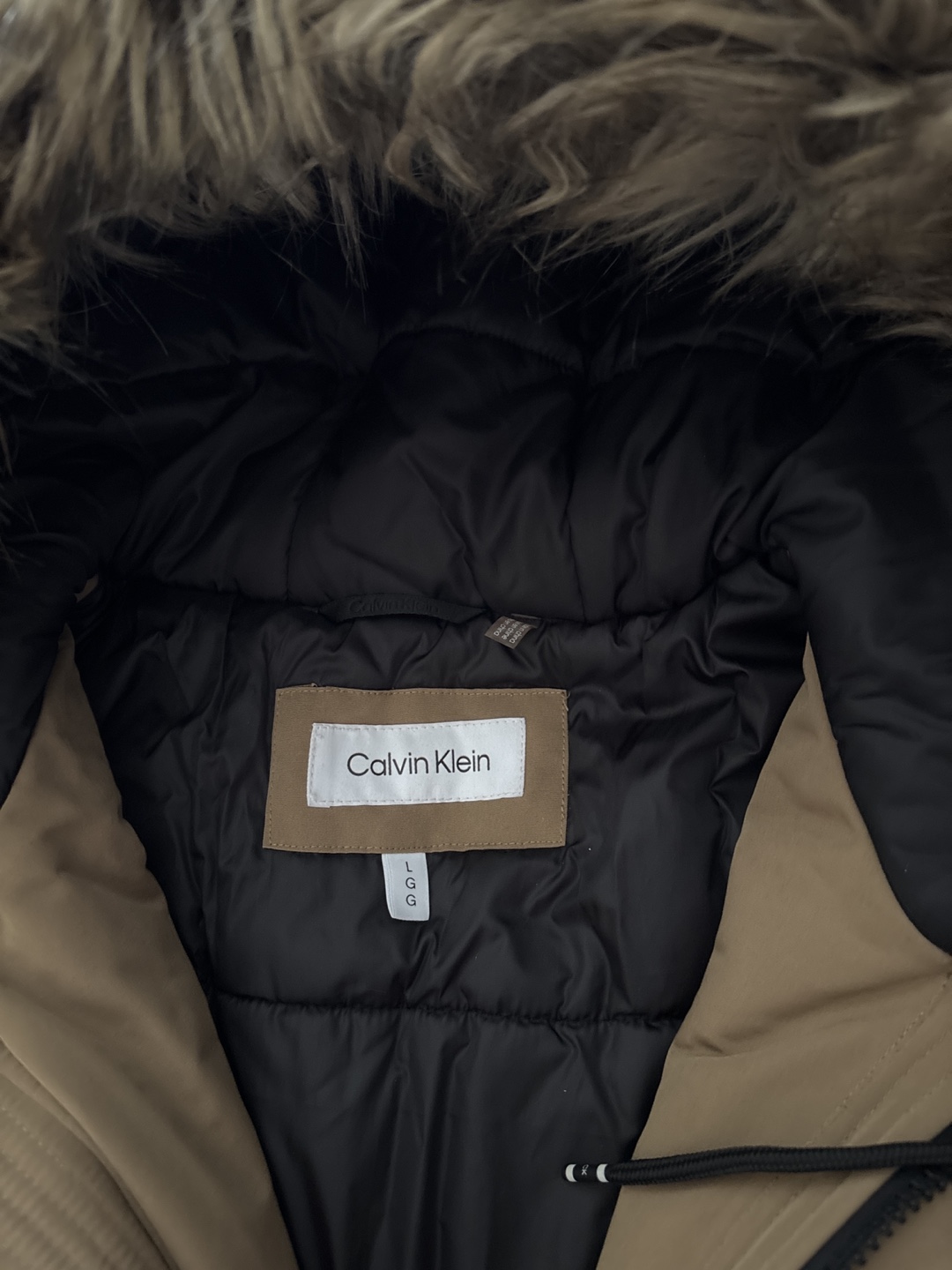 Men's Tan Hooded Winter Parka - photo 2