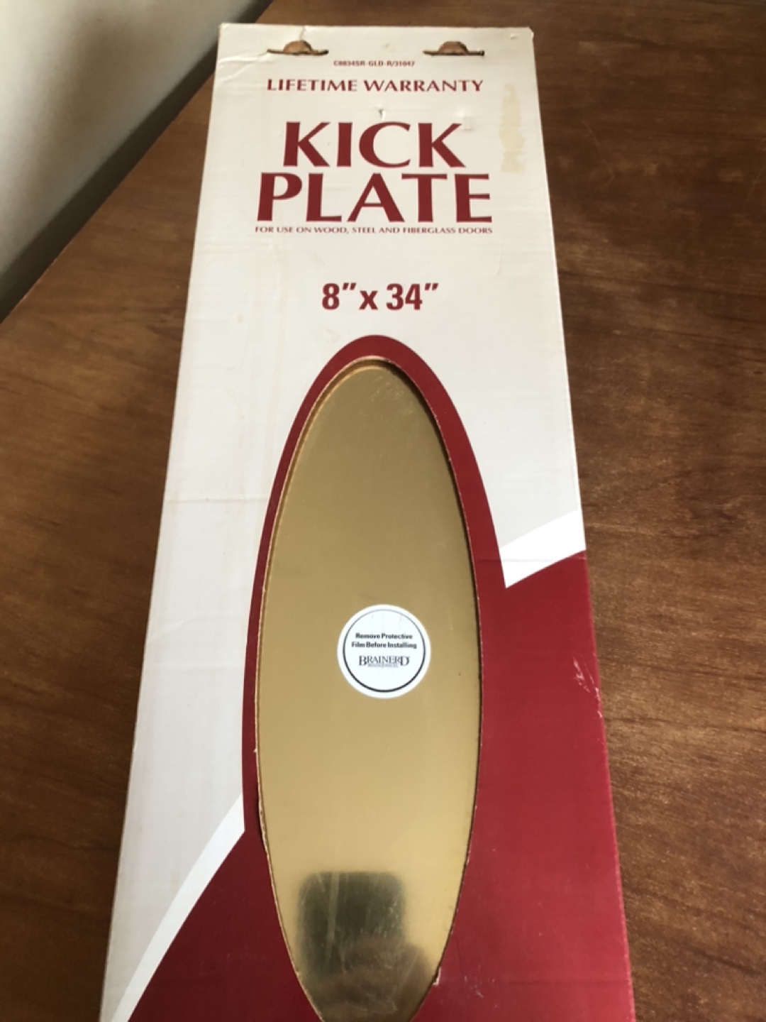 Gold, Aluminum Kick Plate - photo 3