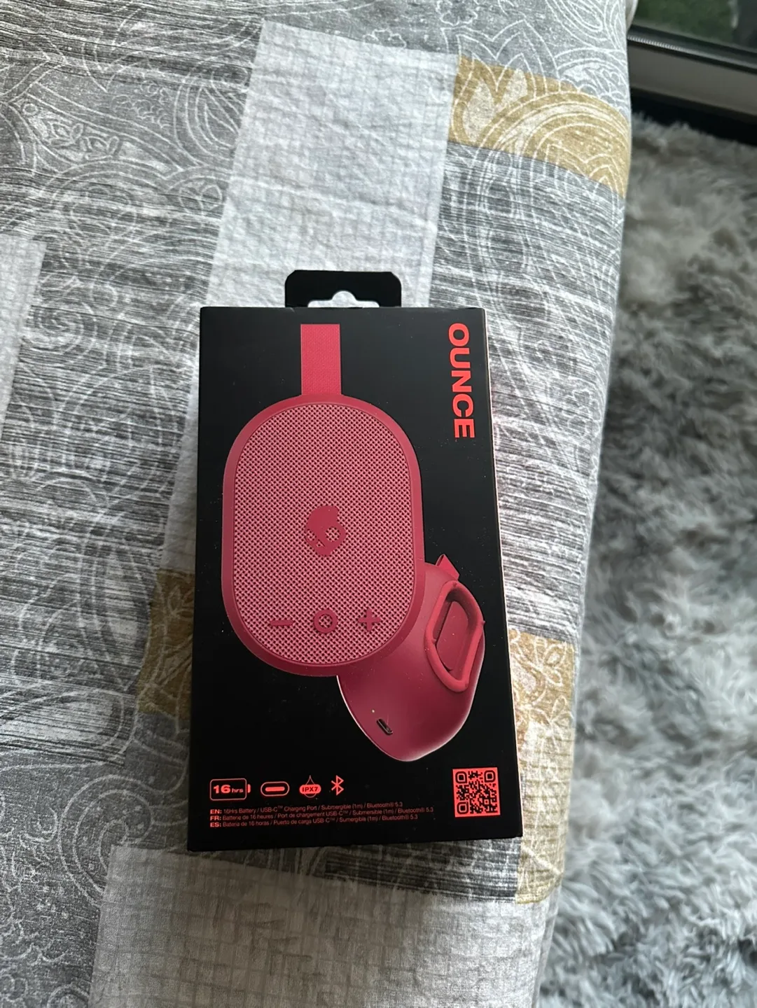 Skullcandy Ounce Portable Bluetooth Speaker - Red thumbnail