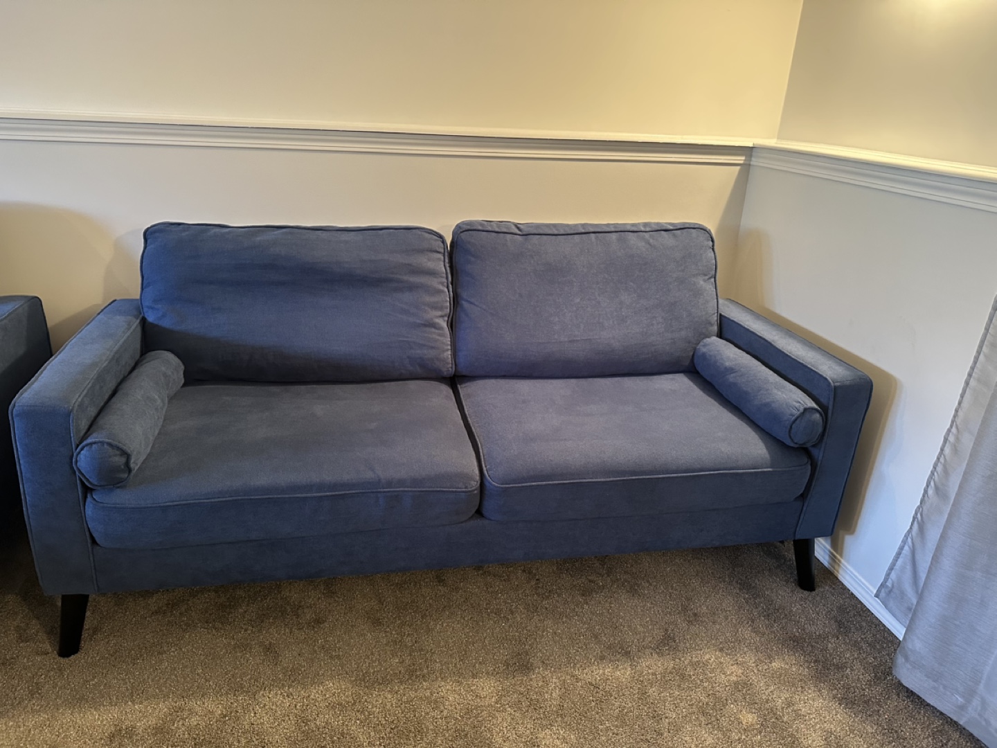 Lovely Blue Sofa set, Loveseat and Armchair - photo 4