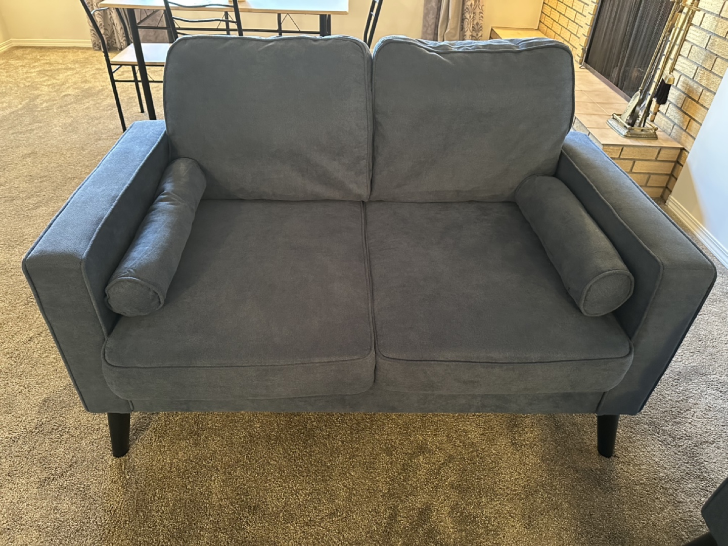 Lovely Blue Sofa set, Loveseat and Armchair - photo 2