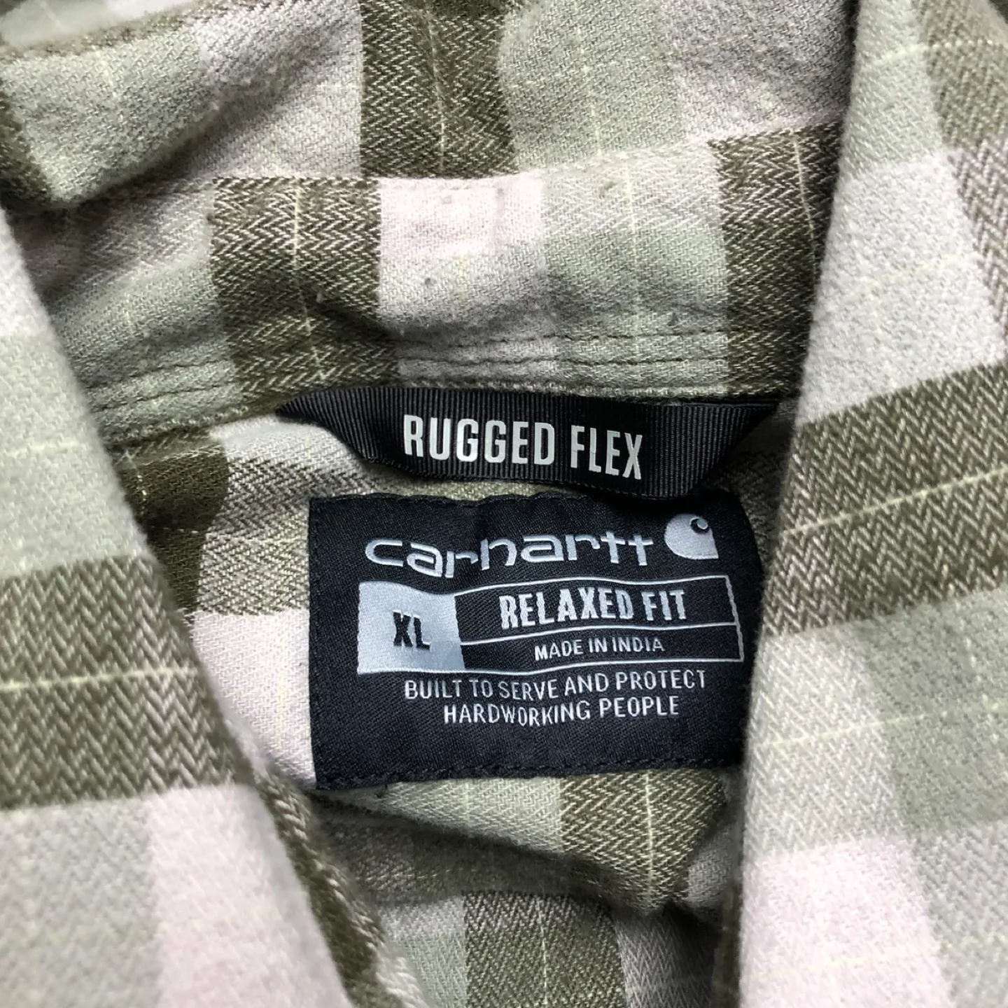 Carhartt Rugged Flex Pearl Snap Flannel Button Down image indicator(9)