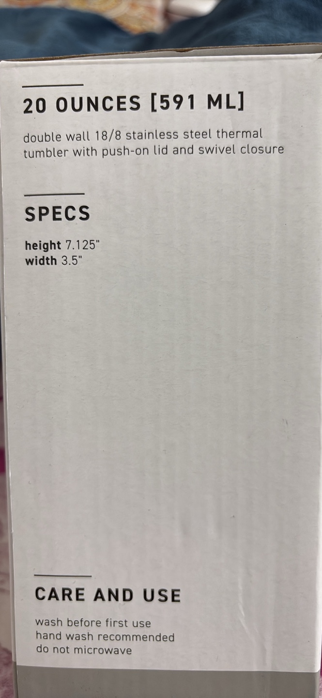 2 Brand new 20 OZ double wall stainless steel thermal tumbler - photo 5