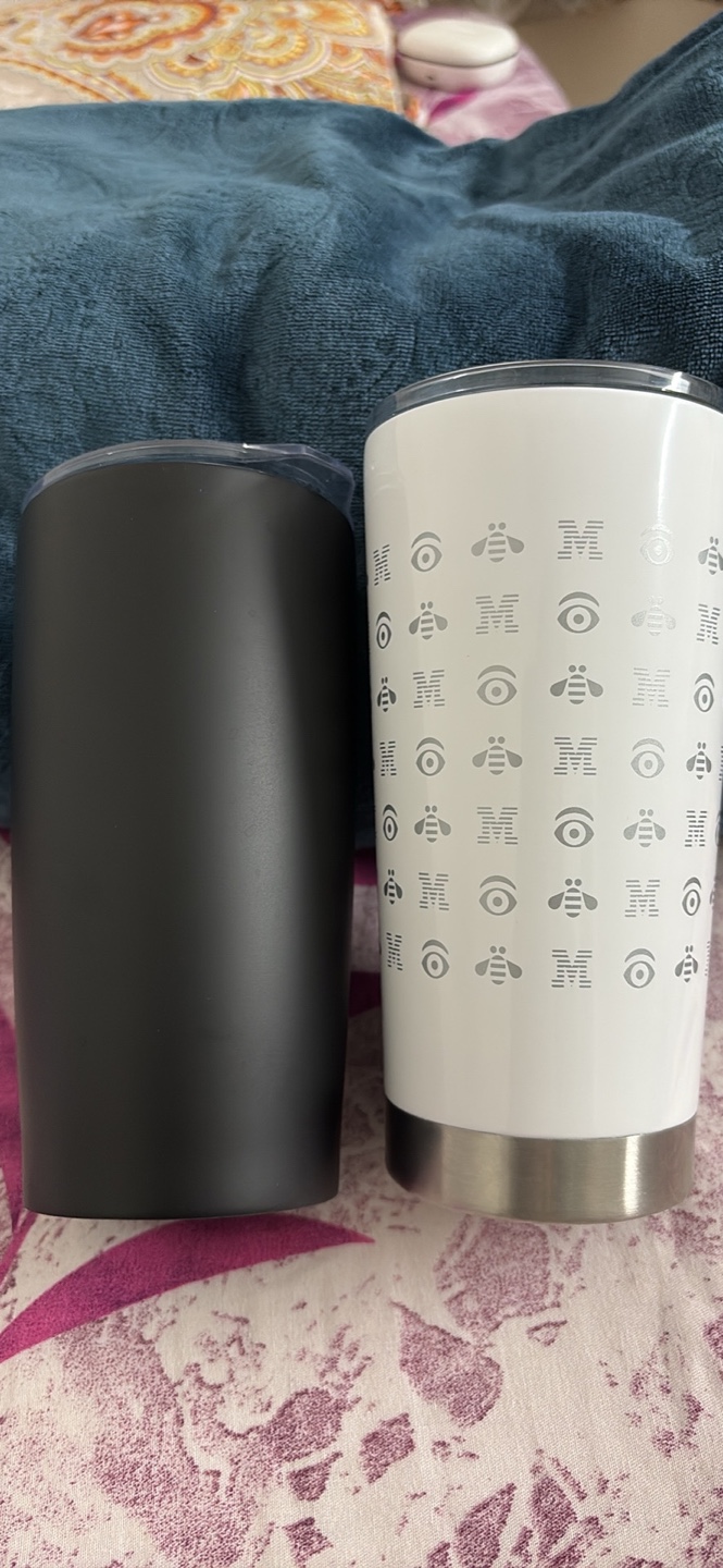 2 Brand new 20 OZ double wall stainless steel thermal tumbler