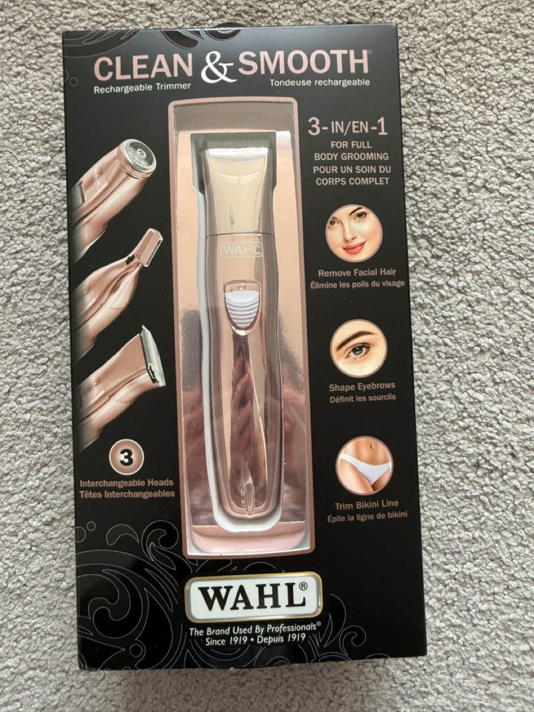 WAHL travel sized Rechargeable Trimmer