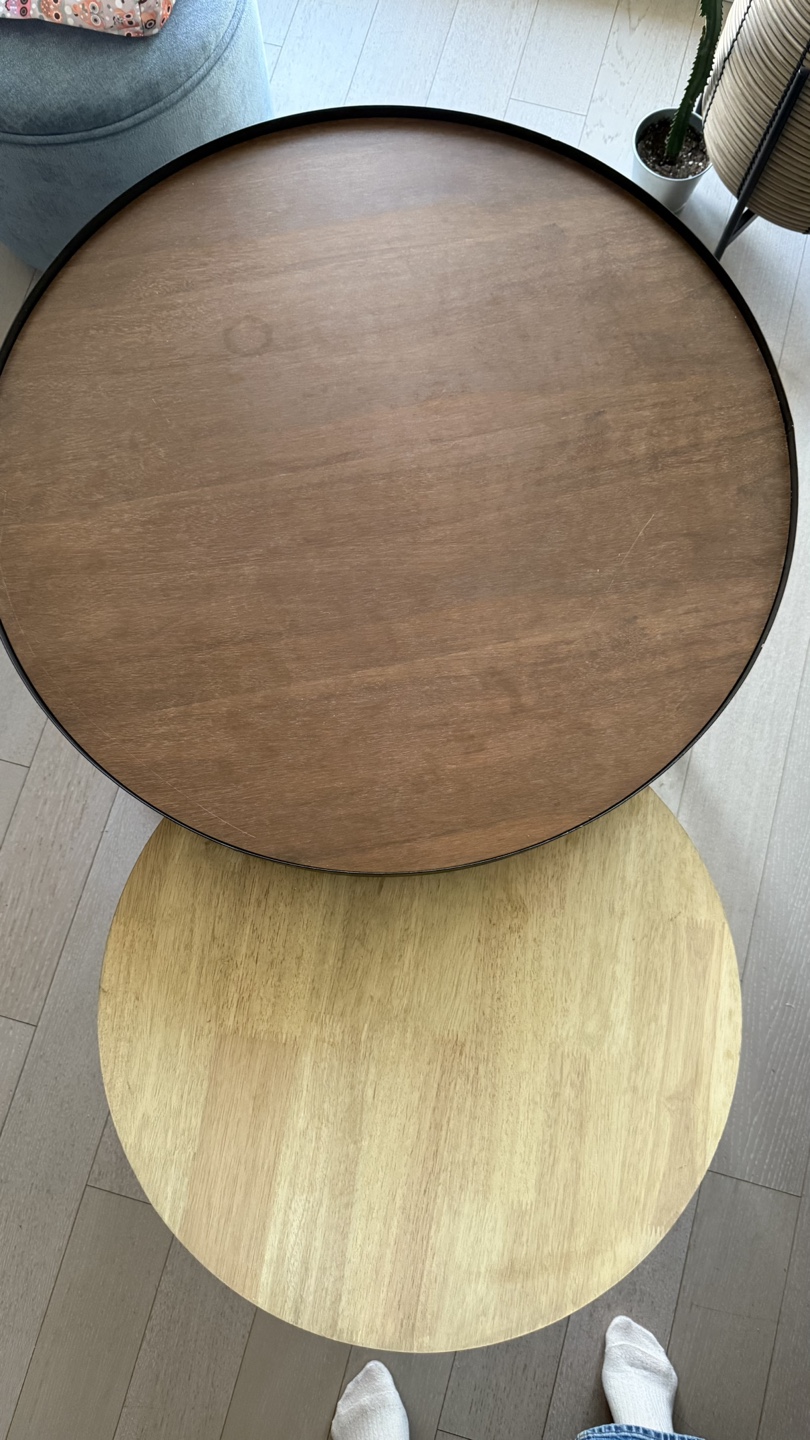 2-Piece Nesting Coffee Table – Perfect for Small Spaces!