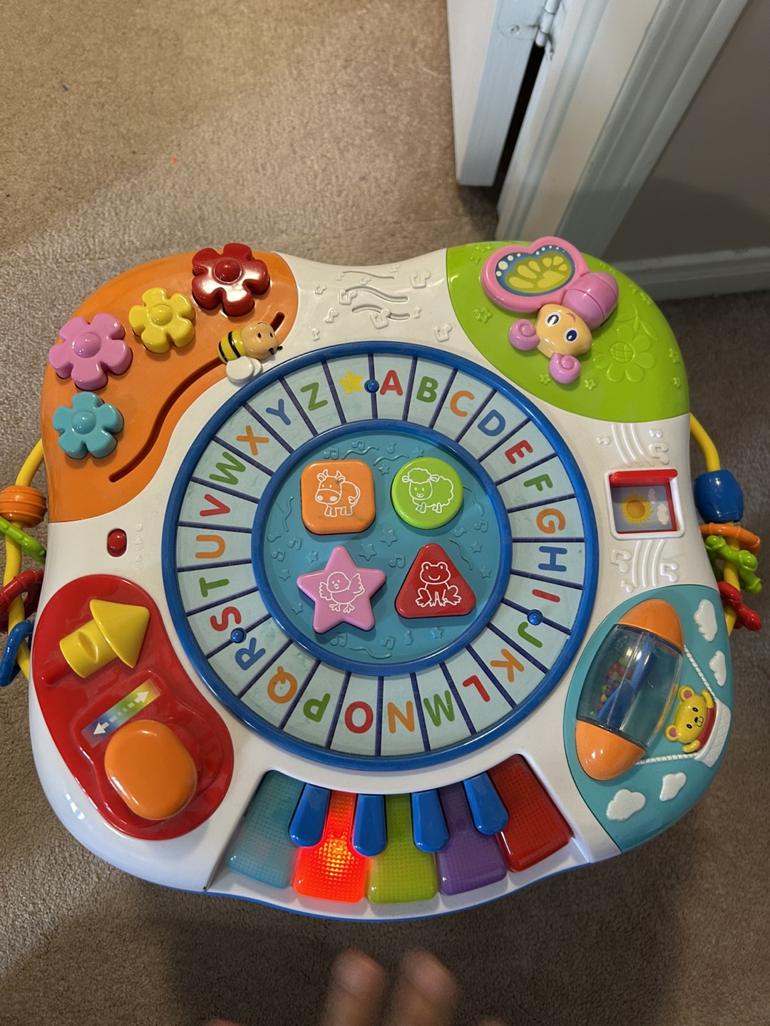 Letter Train & Piano Activity Table - photo 3
