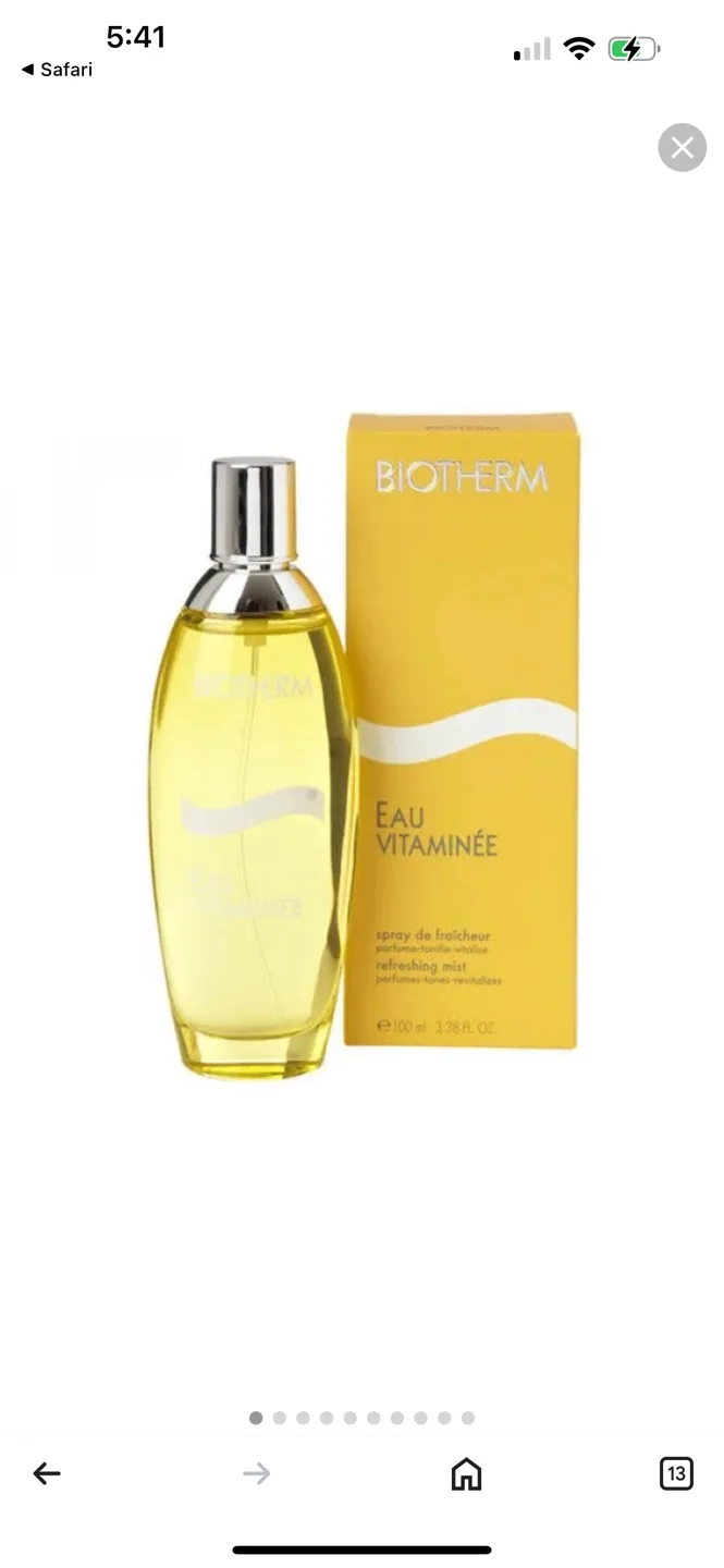 Biotherm Eau Vitaminée Refreshing Mist 100ml new sealed image indicator(3)