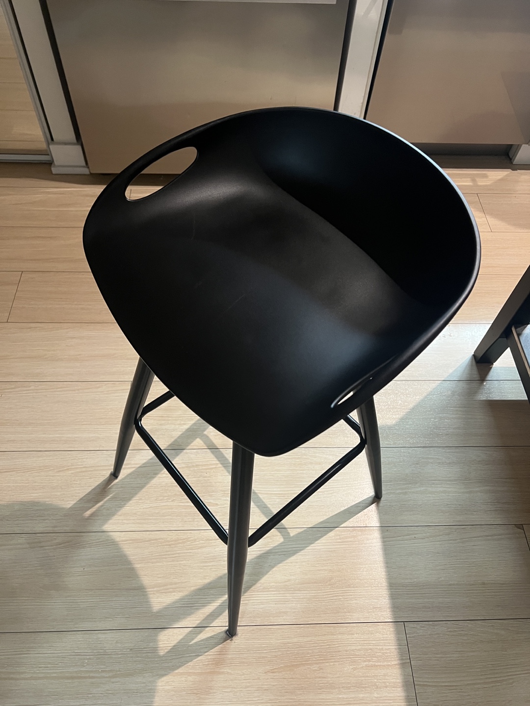 Black Bar Height Stools (Two) - photo 4