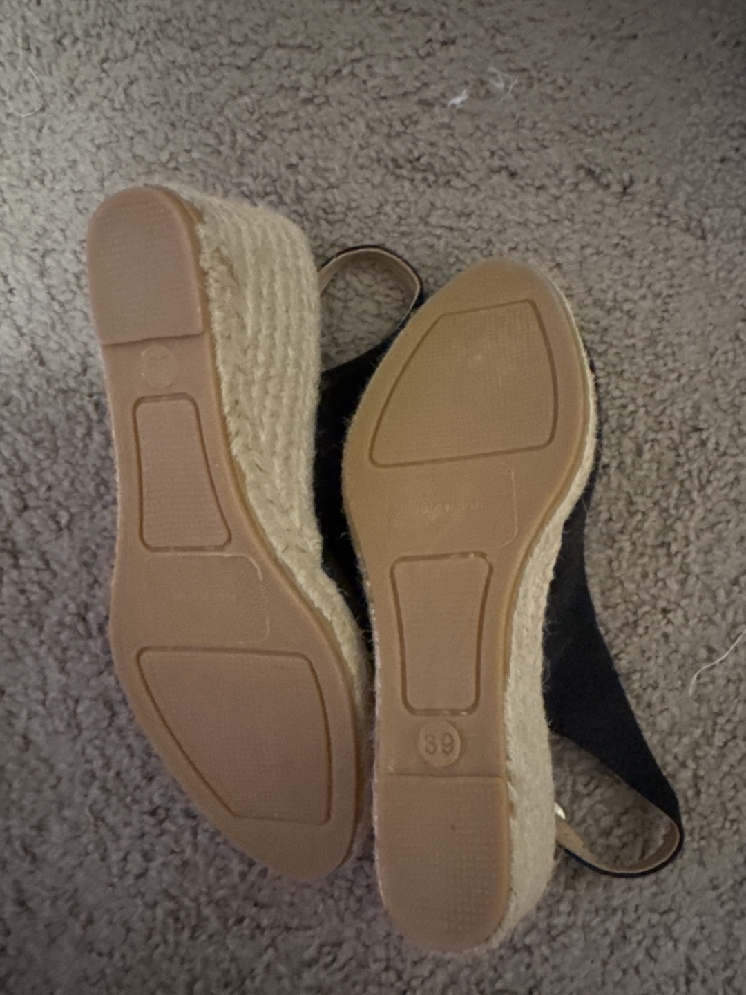 Never worn Black Espadrille Wedge Sandals - photo 4