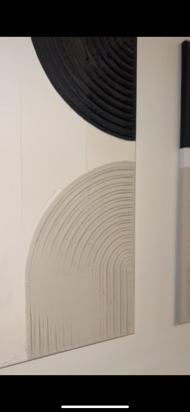 Pair of Modern Abstract Canvas Wall Art - photo 3