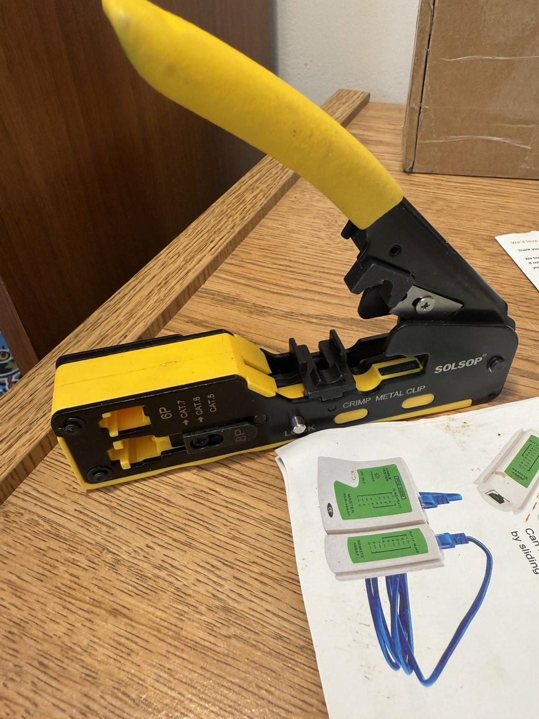 Solsop RJ45 Crimper Kit with Network Cable Tester - photo 3